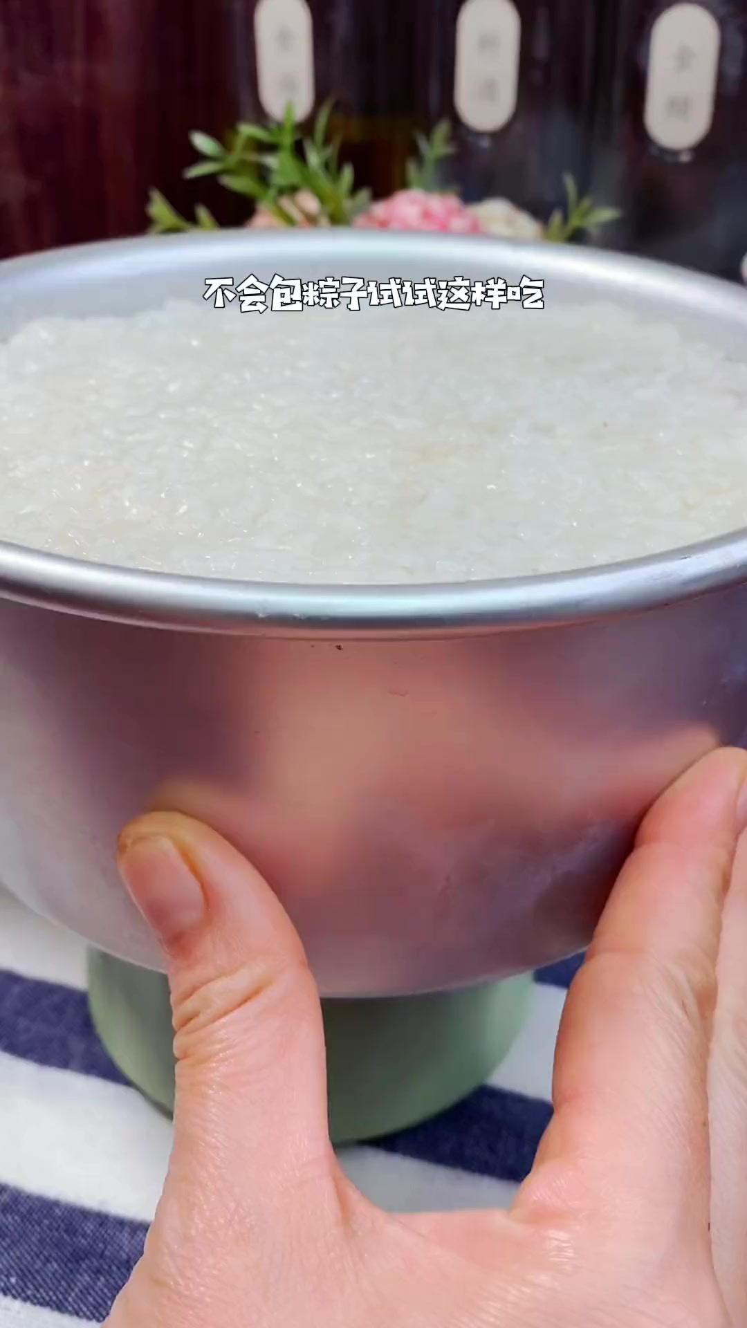 不会包粽子的，做简单又好吃的糯米红豆糕！