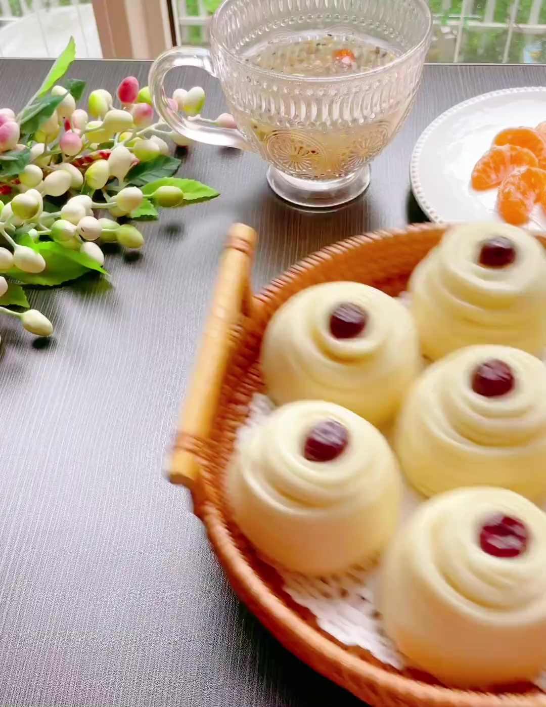 大家快点做起来吧盘丝花卷