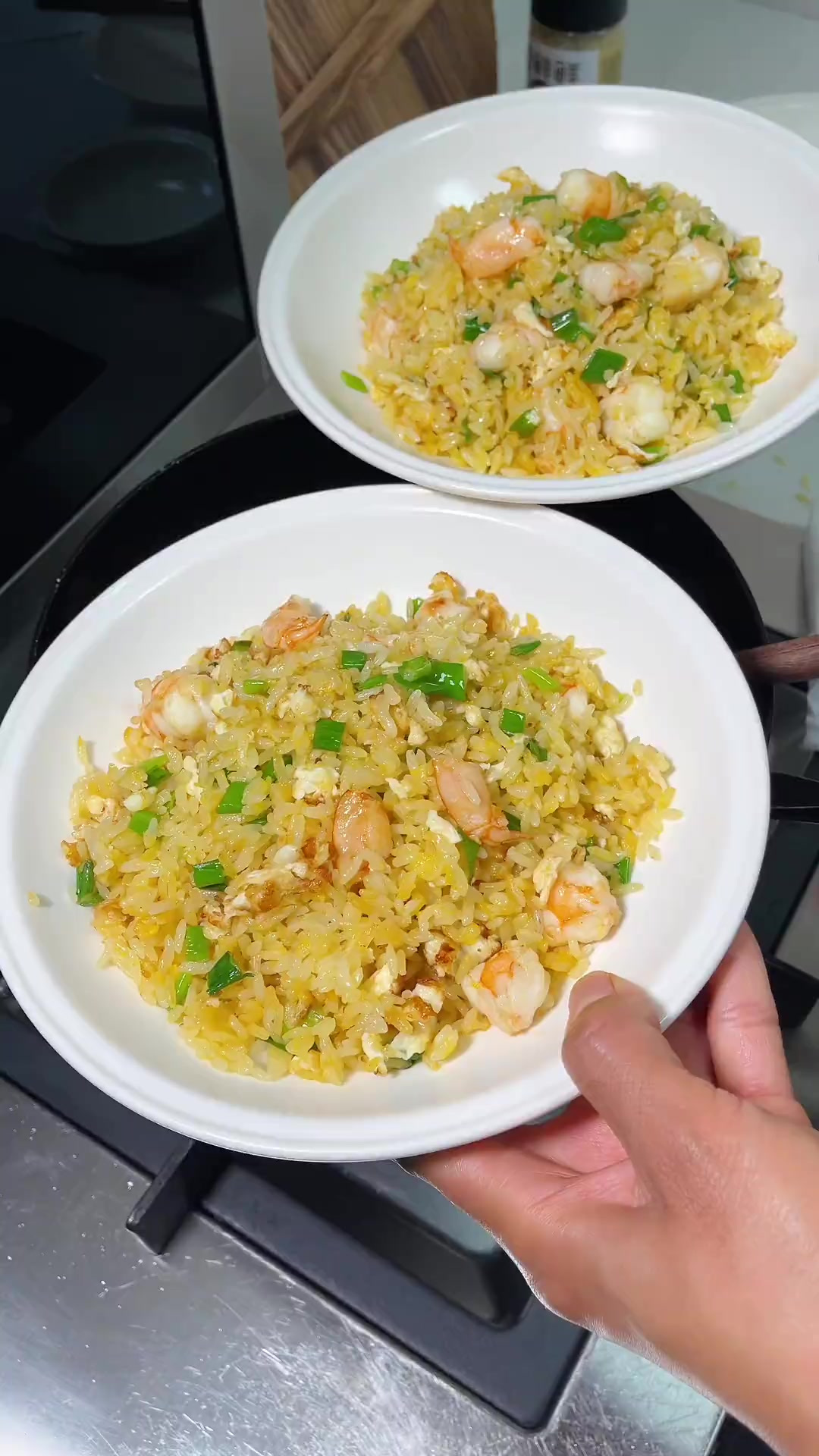 颗粒分明的黄金蛋炒饭 肯定是孩子心中的最爱呀