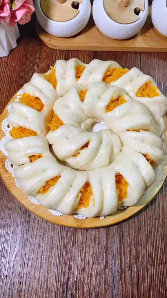 盘龙花卷的做法,带馅的你吃过吗