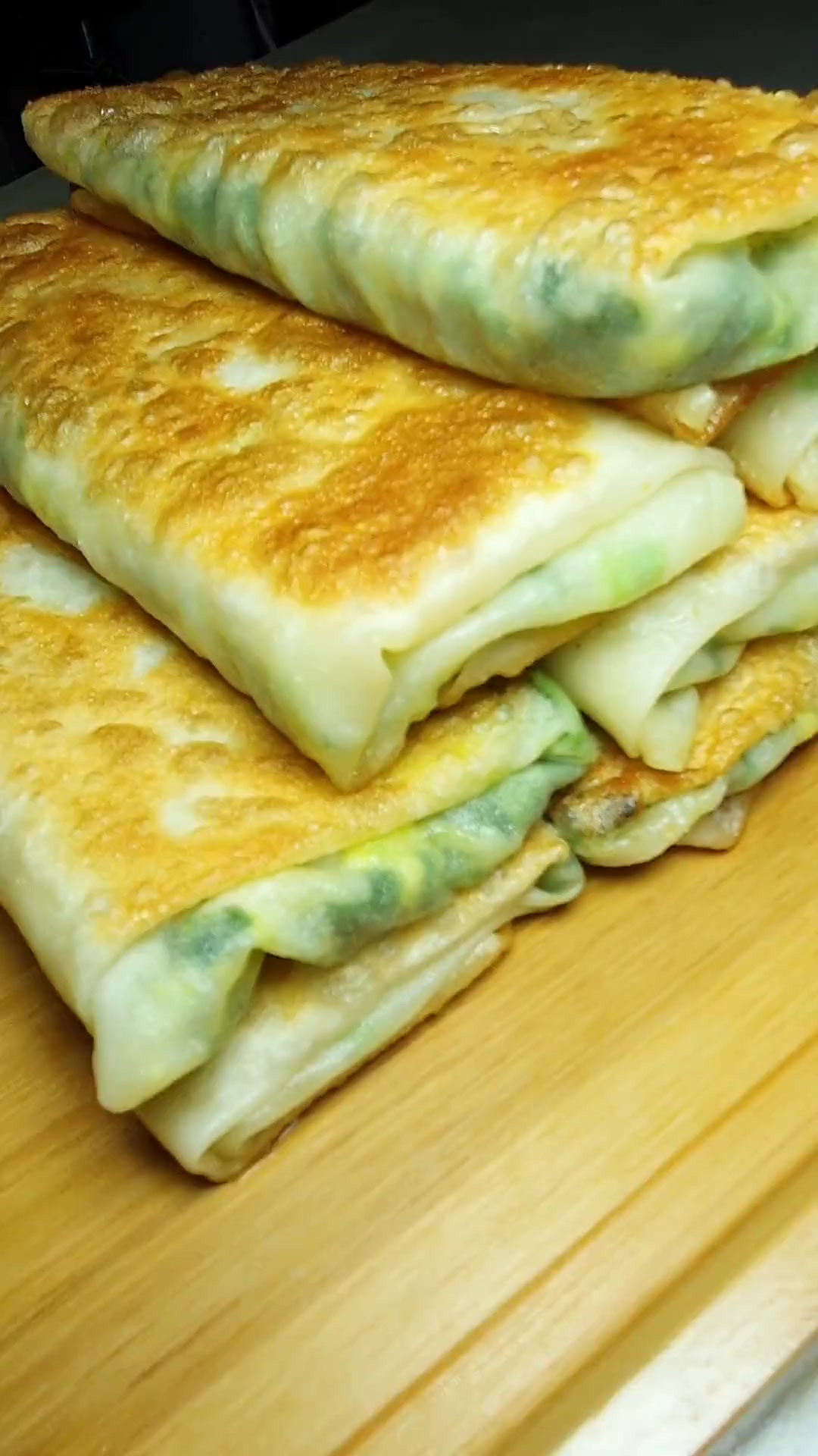 单饼韭菜盒 教程