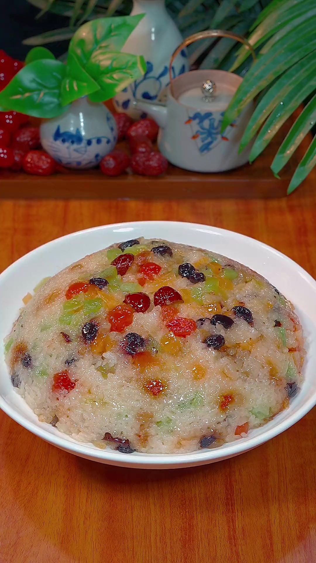 年夜饭第四道菜，团圆八宝饭，香甜软糯