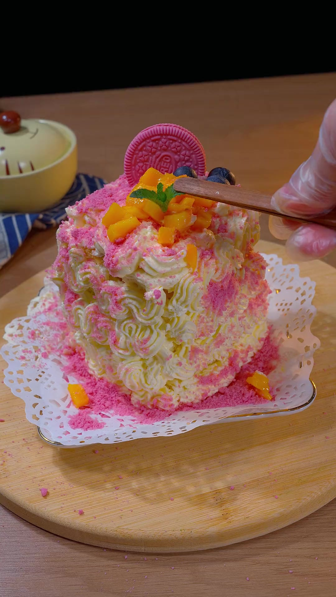 手残党也能轻松搞定的吐司蛋糕，好看又好吃送给天下伟大的妈妈们