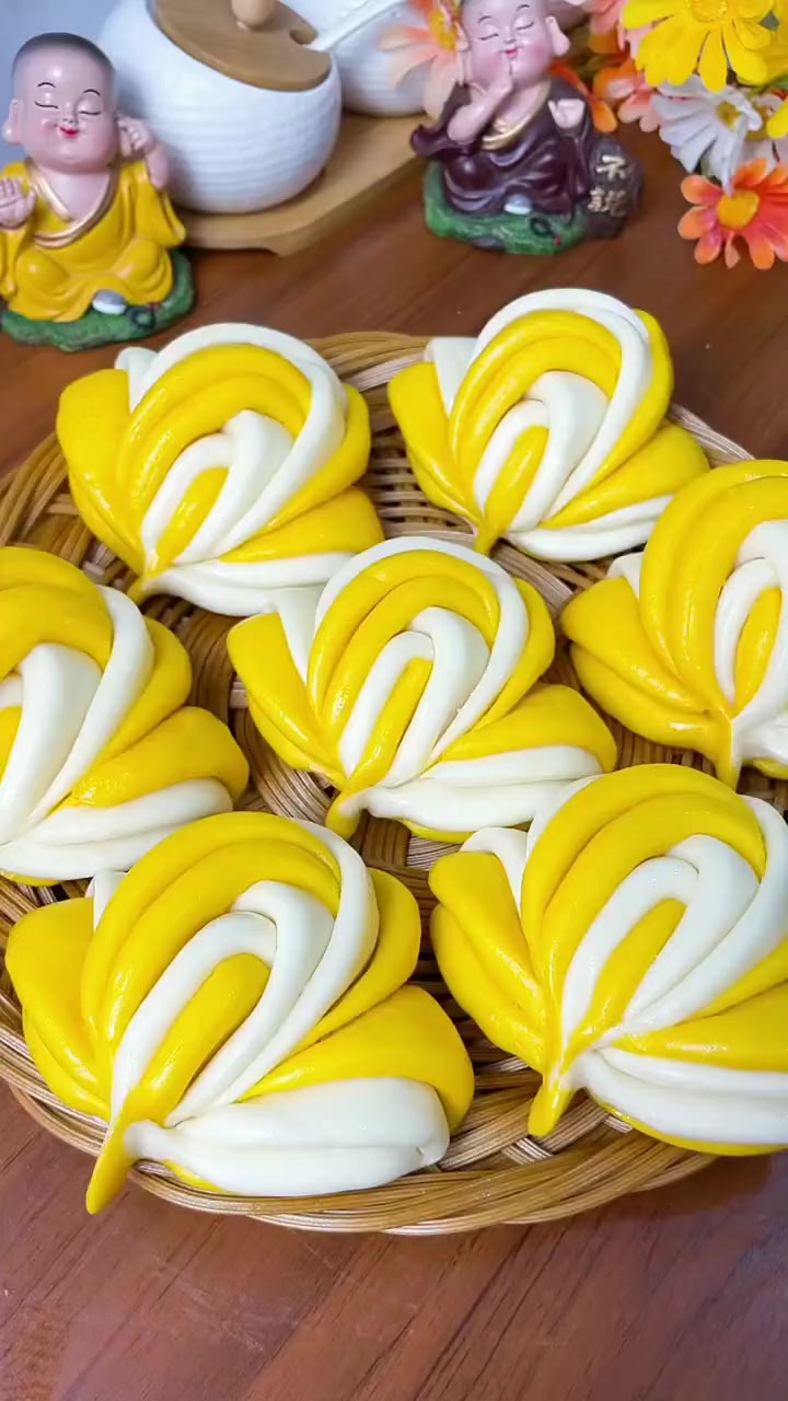 一块南瓜一碗面粉做出来的花样馒头