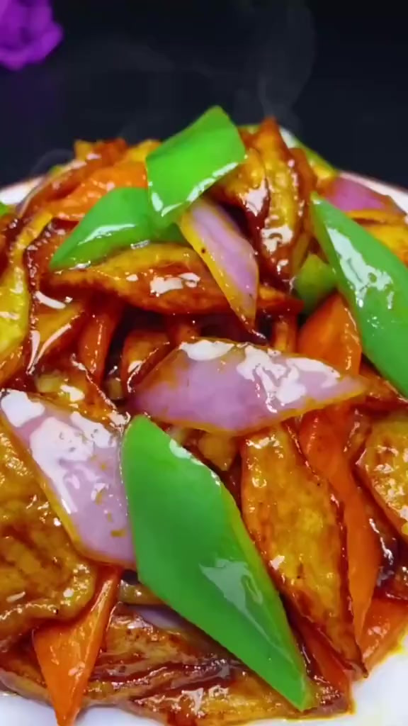 大家快点做起来吧尖椒土豆片