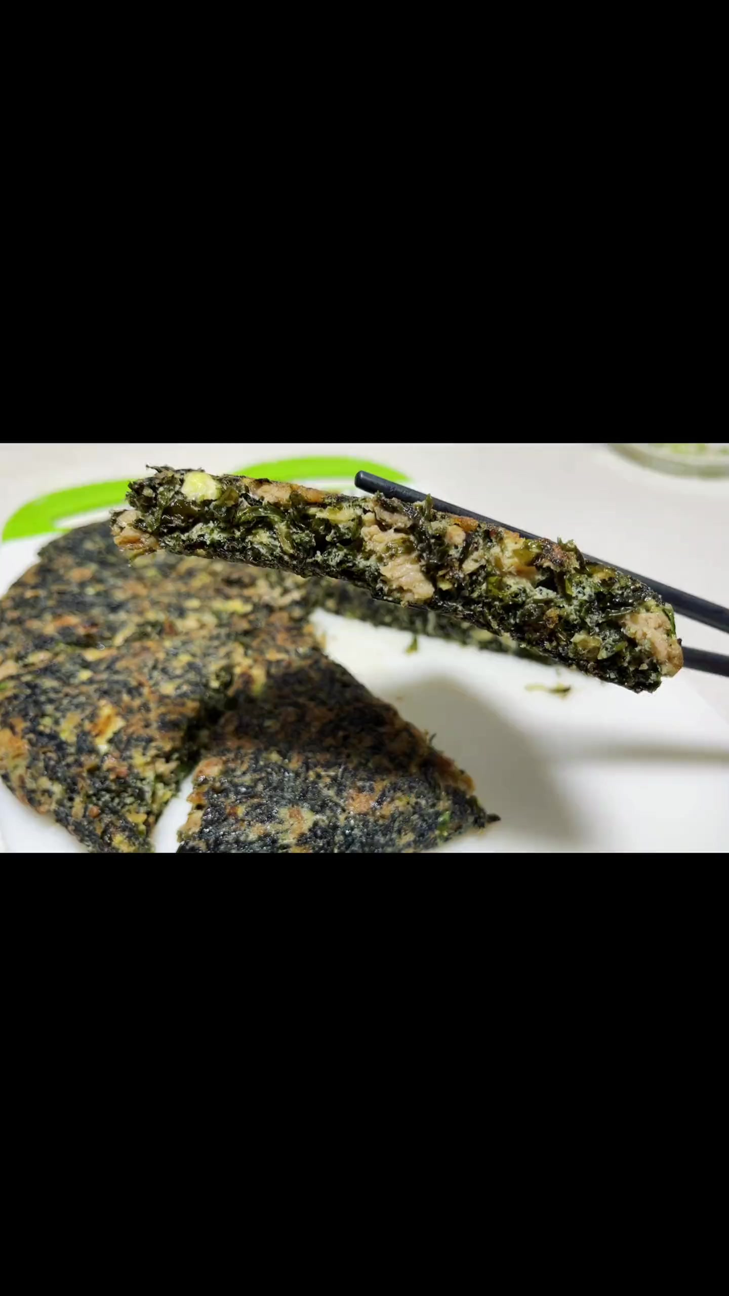 潮汕大厨拿手菜——紫菜煎蛋，外酥里嫩，鲜香下饭，超级好吃