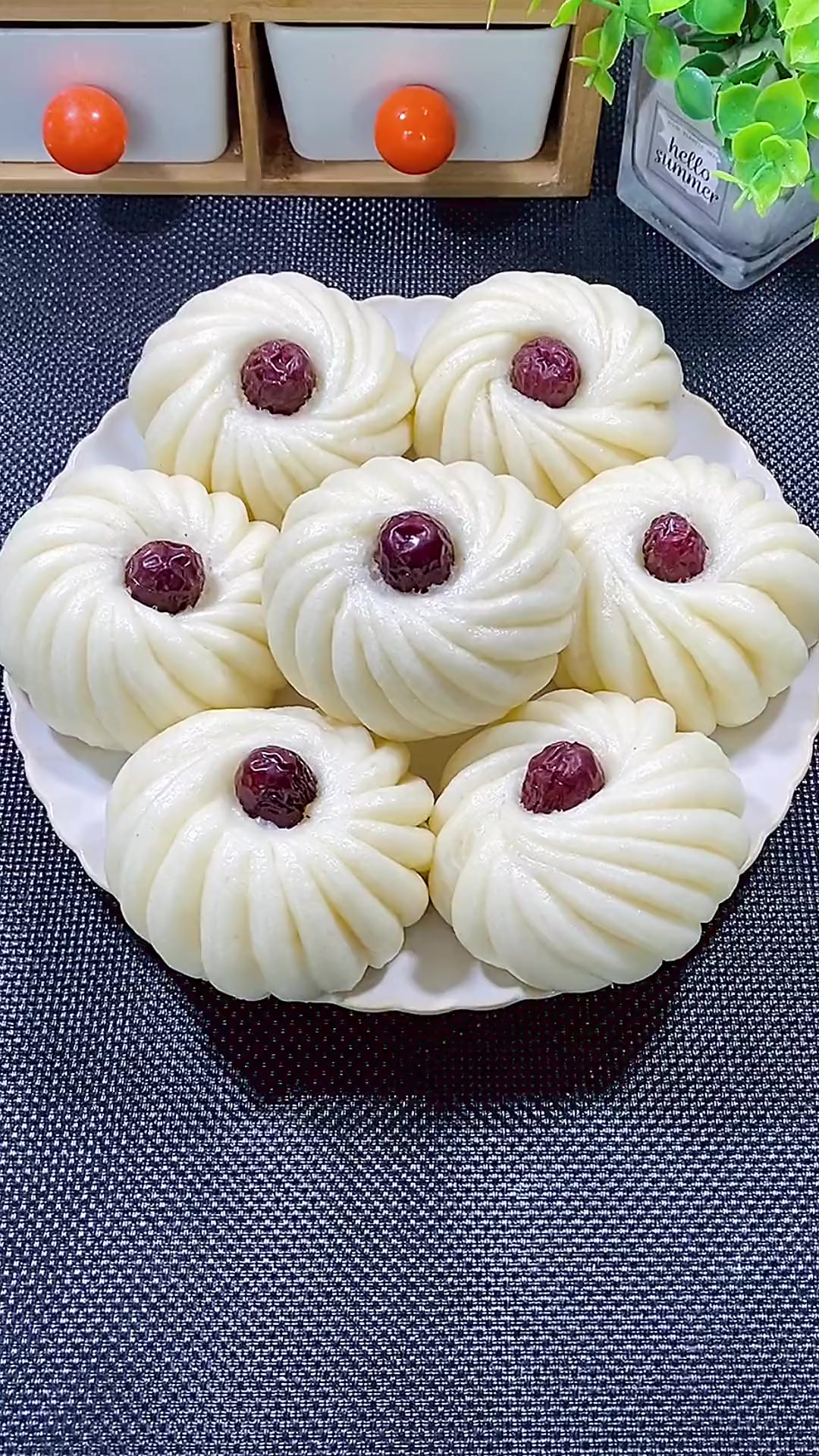 大家快点做起来吧枣花馒头