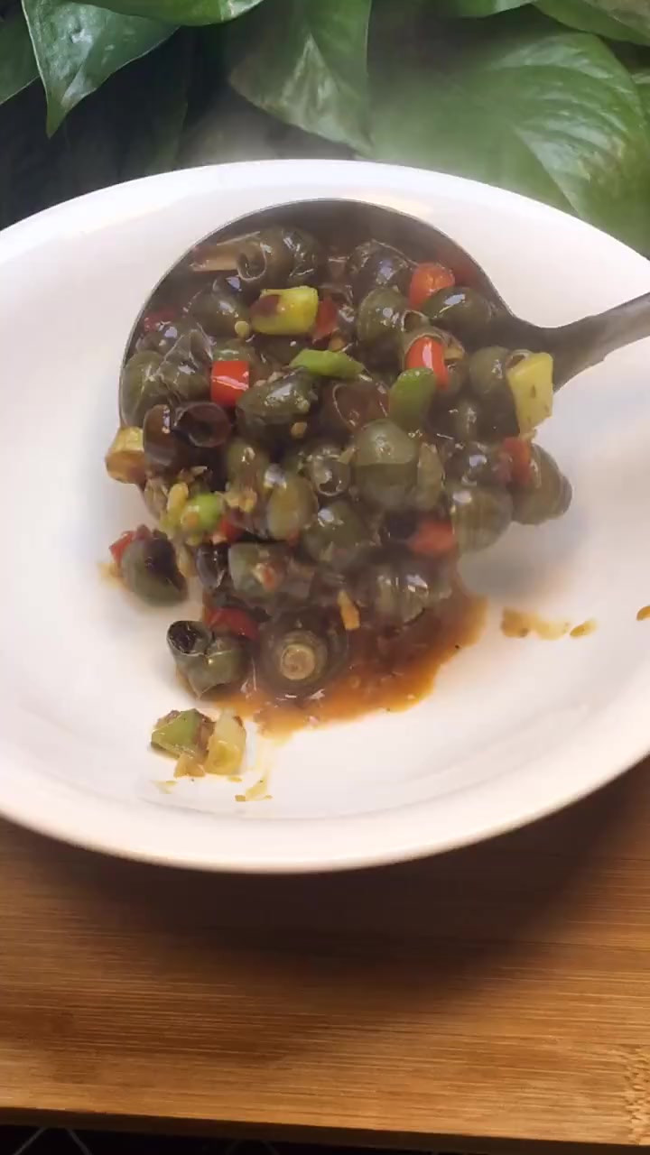 辣炒螺丝，超级美味过瘾
