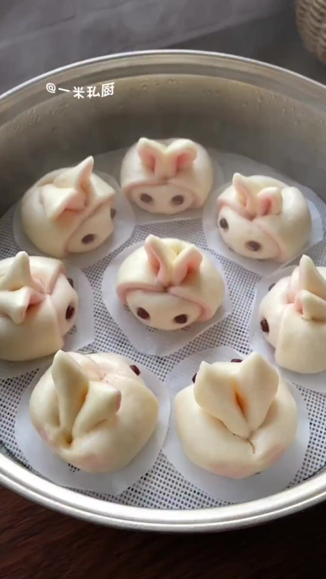 手把手教你做小兔子馒头