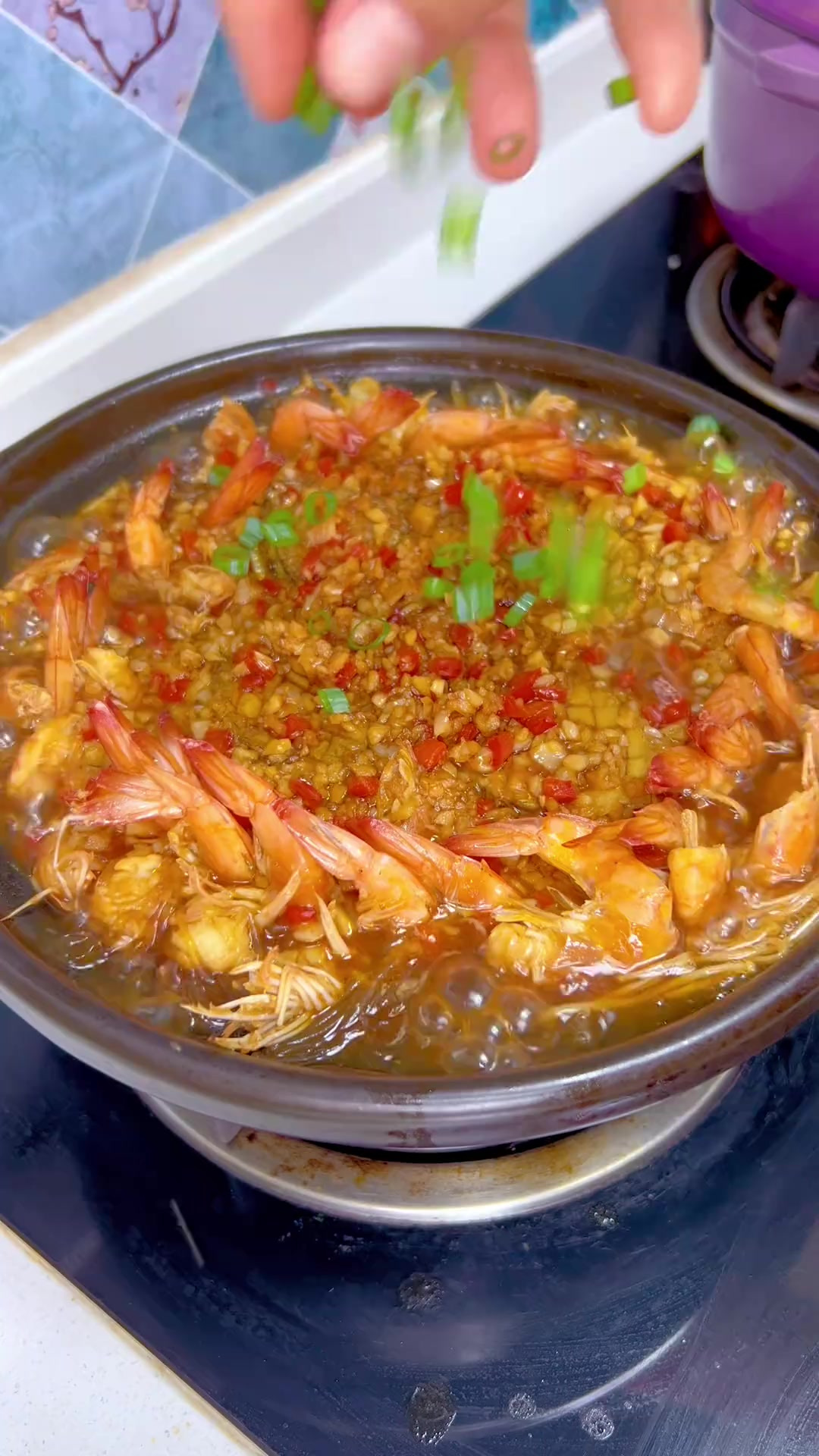 大家快点做起来吧 粉丝虾煲做法