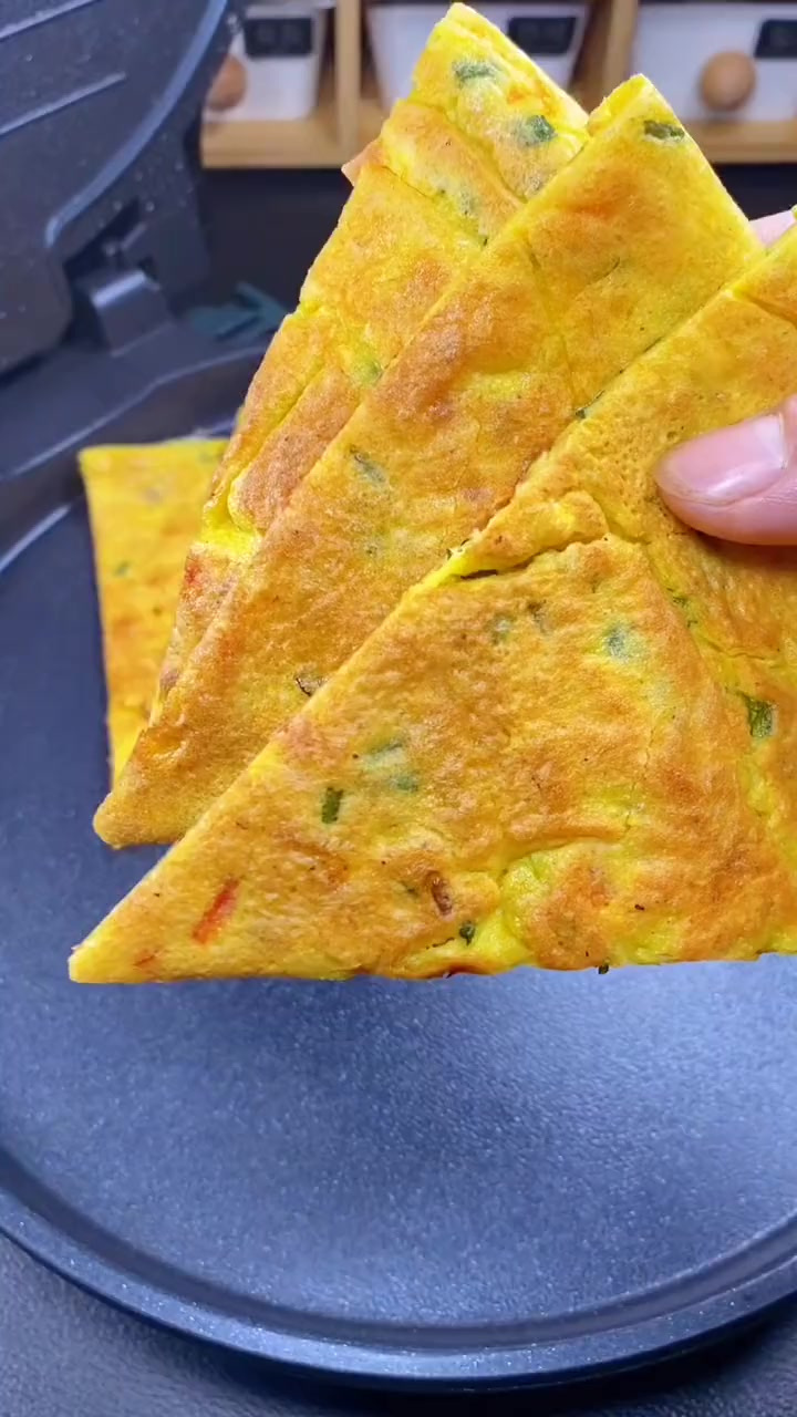 西红柿鸡蛋早餐饼,简单又营养,喜欢的赶紧收藏起来吧!