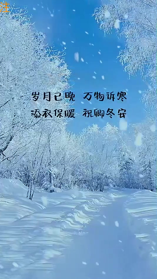今日立冬,这些专属立冬的朋友圈文案,干净且治愈的简短立冬文案