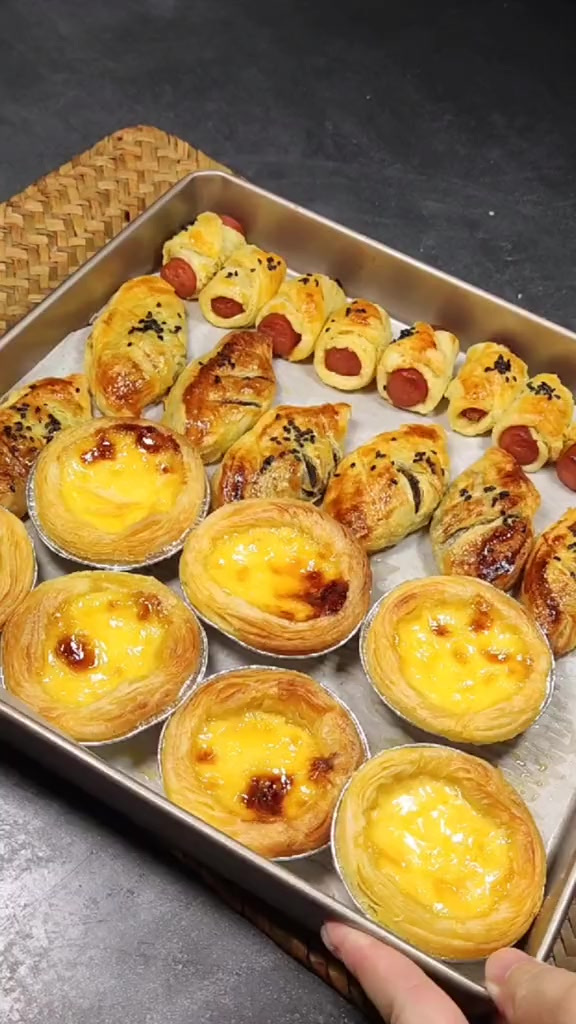 今天分享蛋挞皮的三种做法,孩子们抢着吃,做法超简单