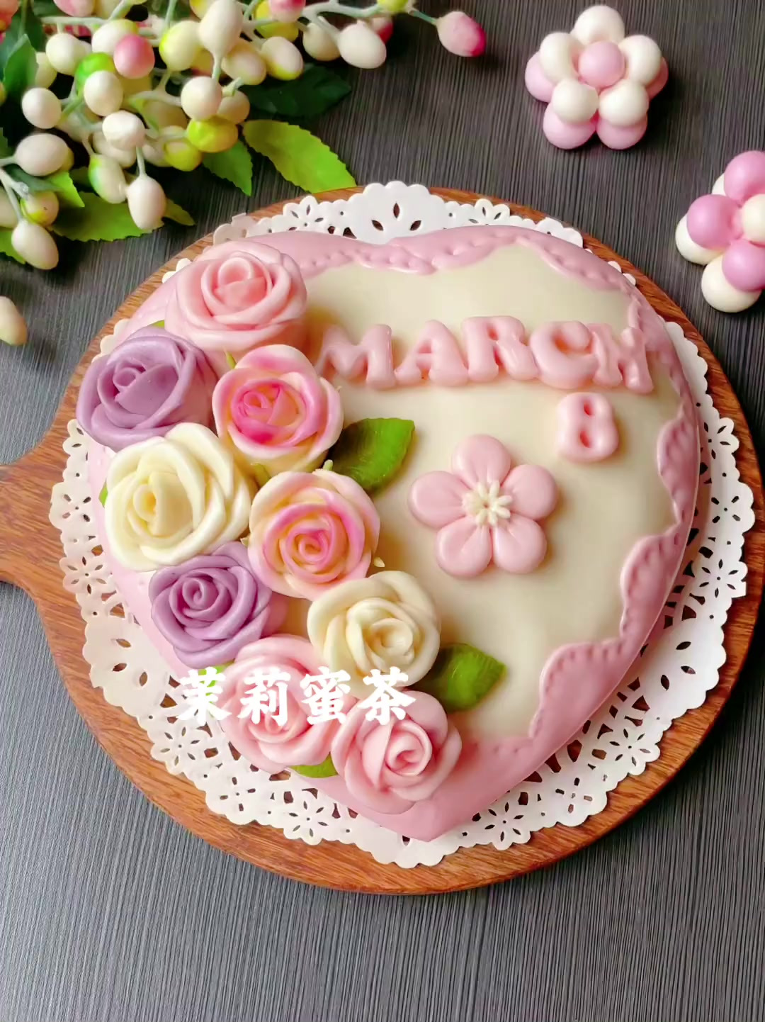 大家快点做起来吧女神节馒头蛋糕