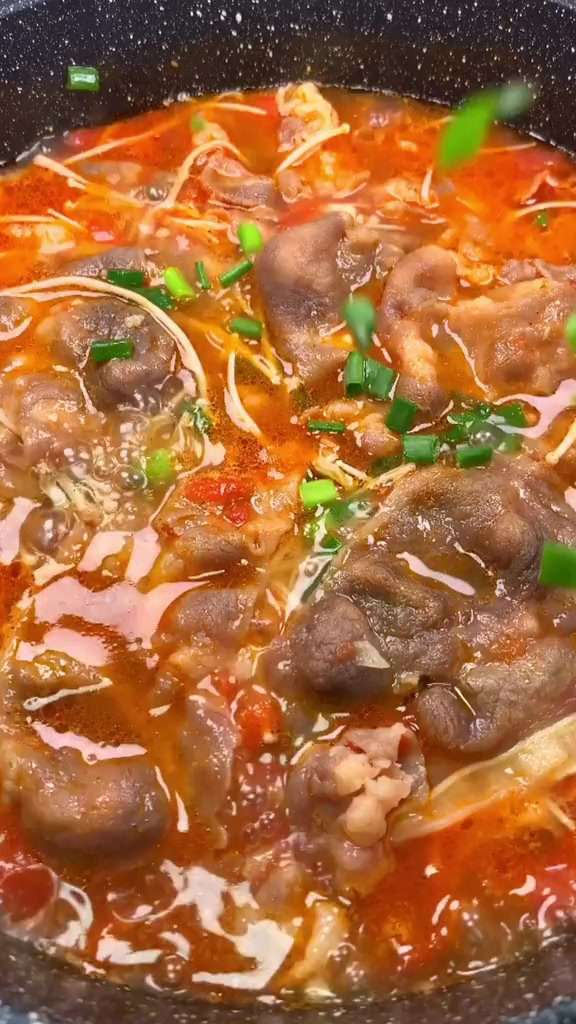 好吃又好喝的番茄肥牛金针菇汤,你喜欢吗