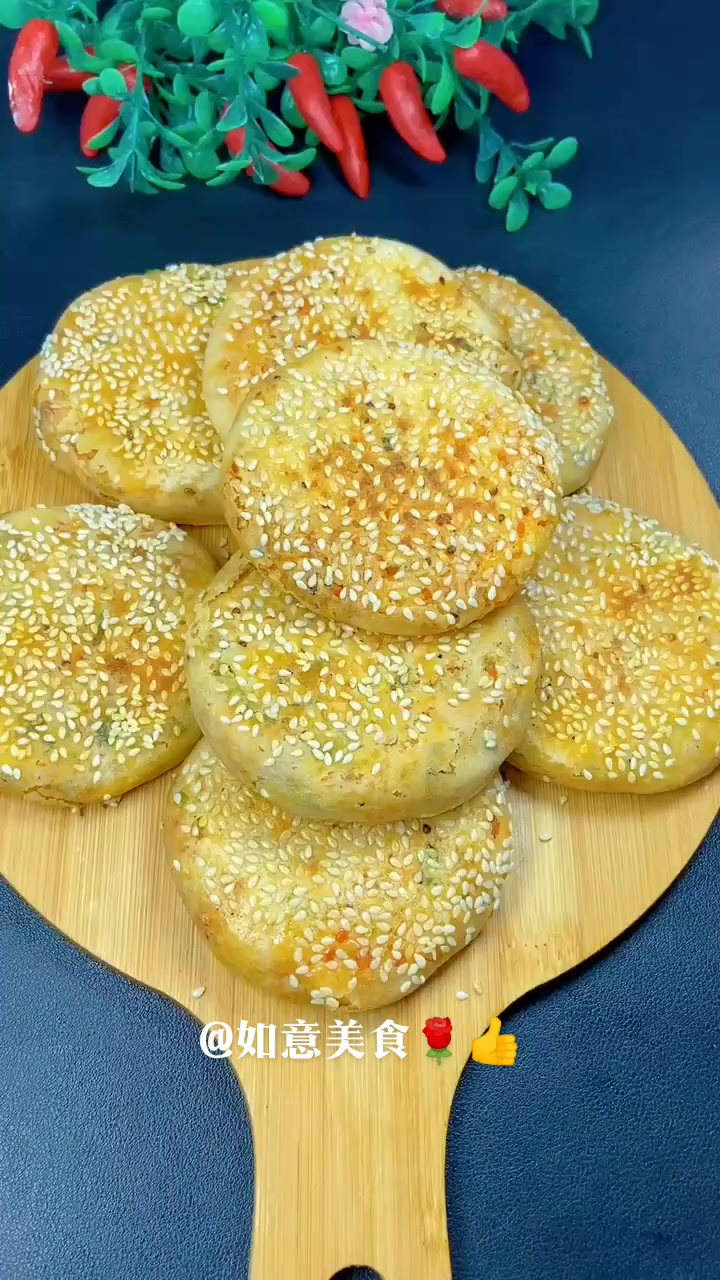 烧烤口味小烧饼太香了！