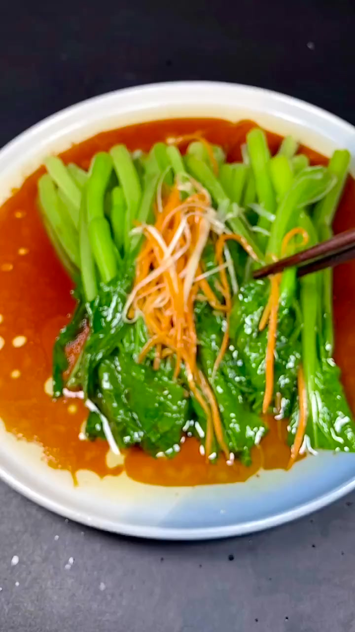 粤菜大师的凉拌菜芯原来这么做