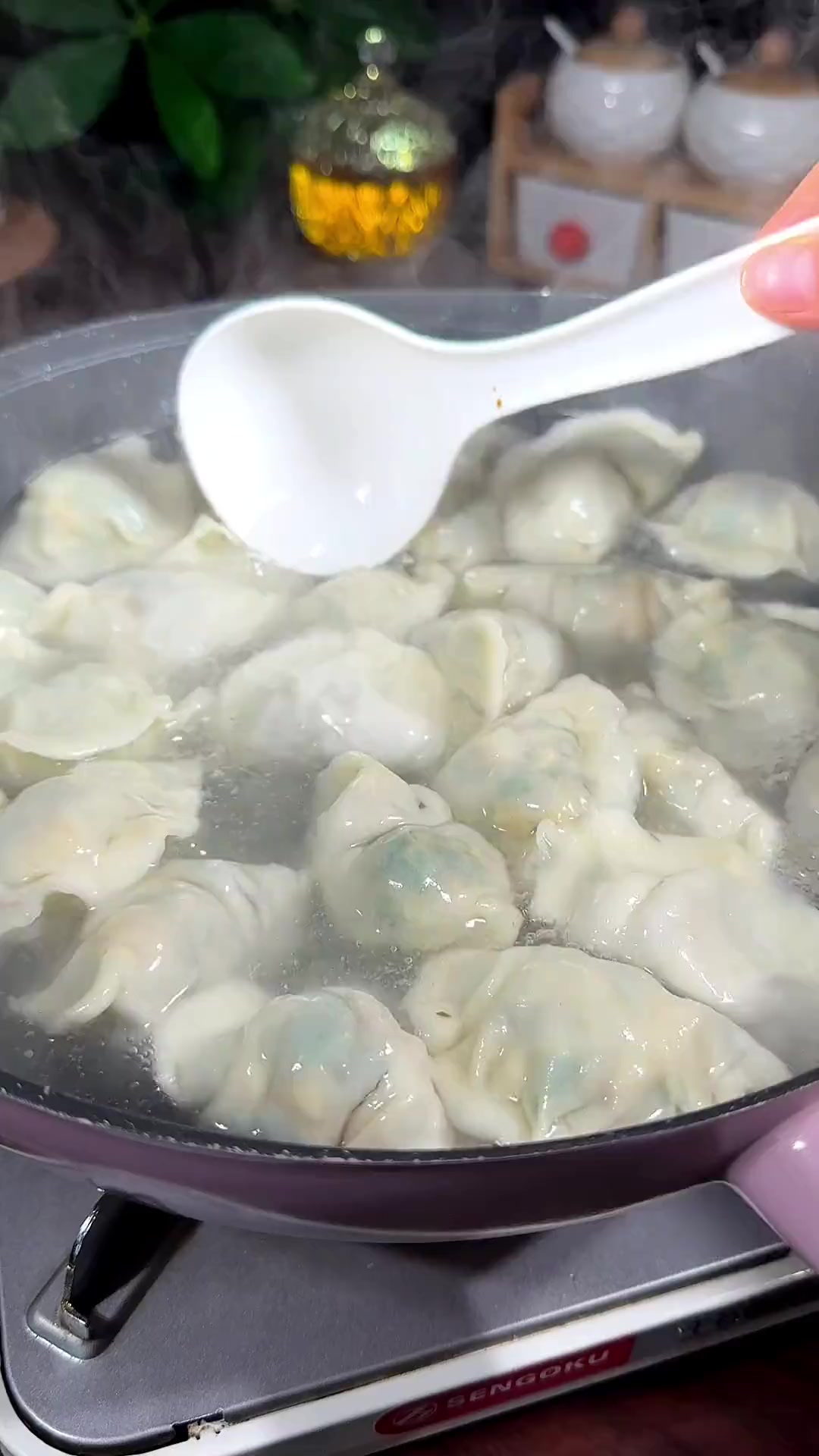 韭菜鸡蛋饺子这样做，鲜香味美，特别好吃