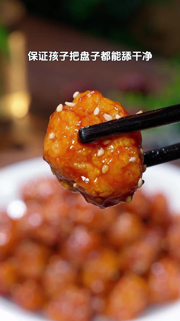 挑食救星!酸酸甜甜糖醋樱桃肉,小朋友超爱吃的家常菜