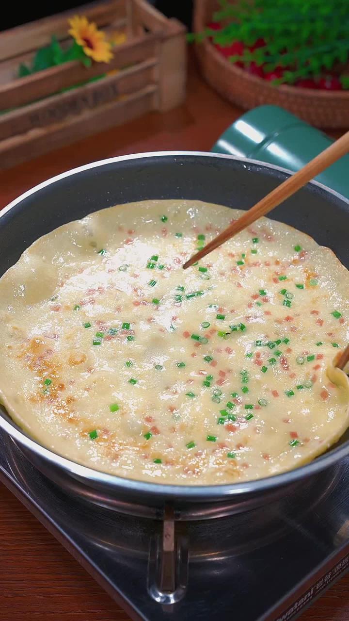 开学在即，5分钟学会这款牛奶鸡蛋饼，快速早餐轻松搞定！