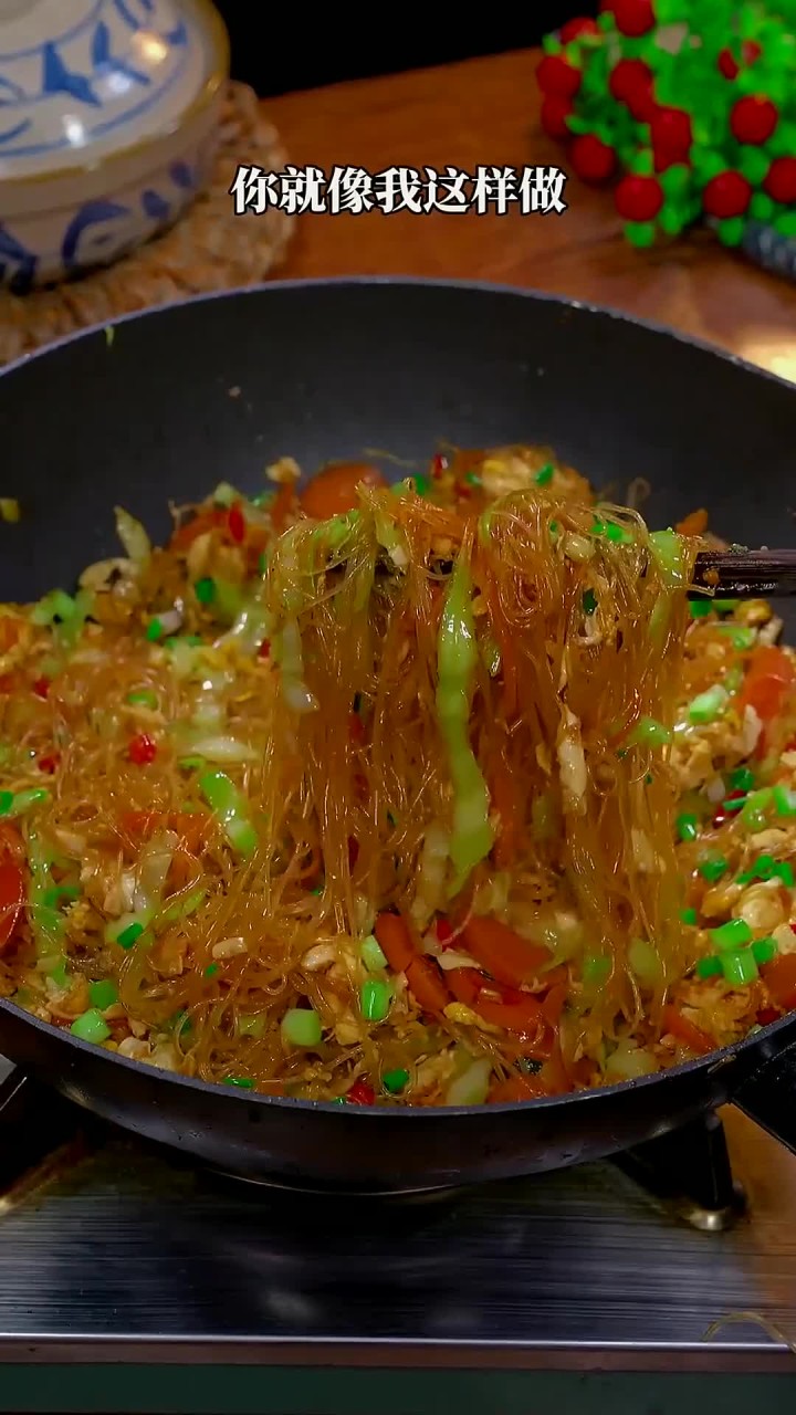 炒米粉做法,太香了,简单又好吃