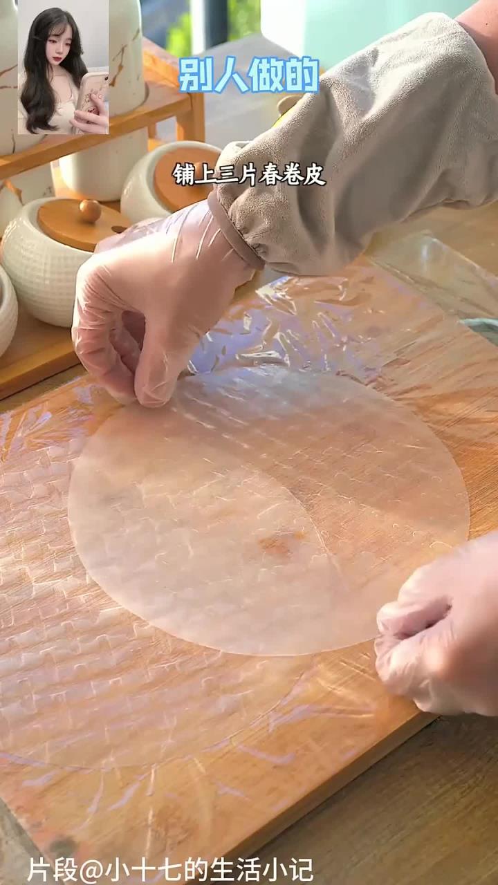 只要3张春卷皮，在家10分钟搞定懒人毛巾卷！