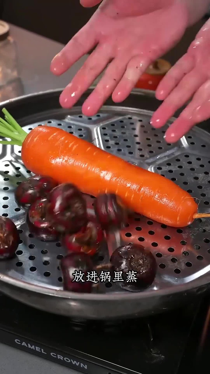 马蹄蒸肉饼，孩子特别爱吃的一道菜，做法简单又美味～