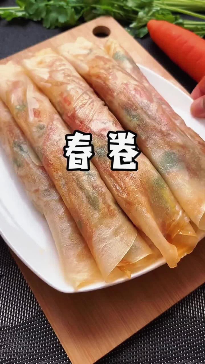 筋饼包春卷，做法简单，美味又劲道，随心享受！