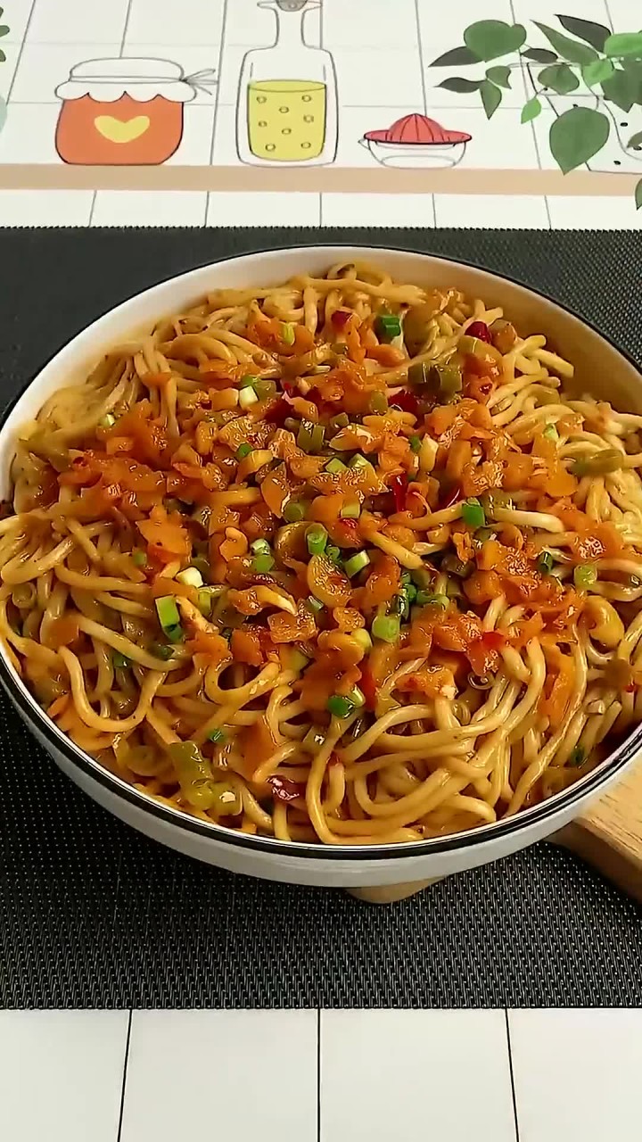 终于等来好消息～做份家庭版热干面，为武汉取消暂停键加油