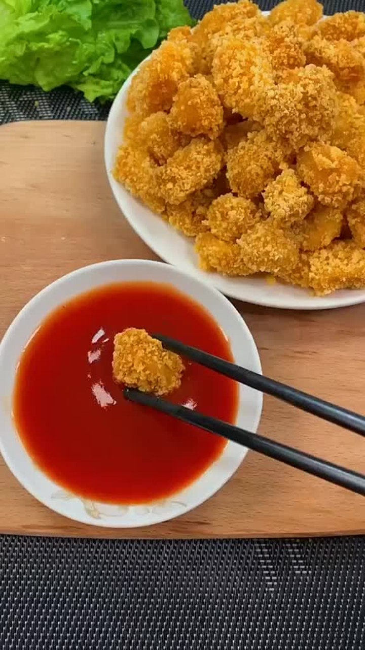 去肯德基必吃的鸡米花，在家就能做，小孩超爱吃～