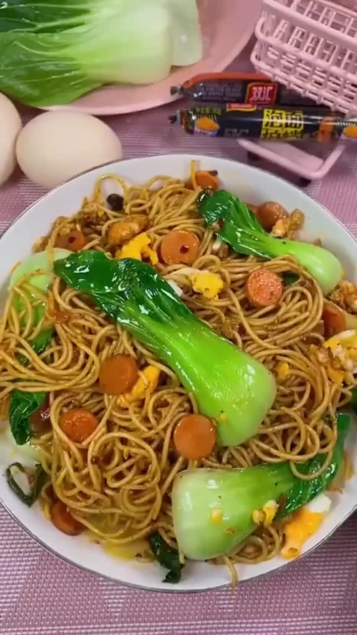 懒人宵夜必备,超简单家常炒面,轻松上手
