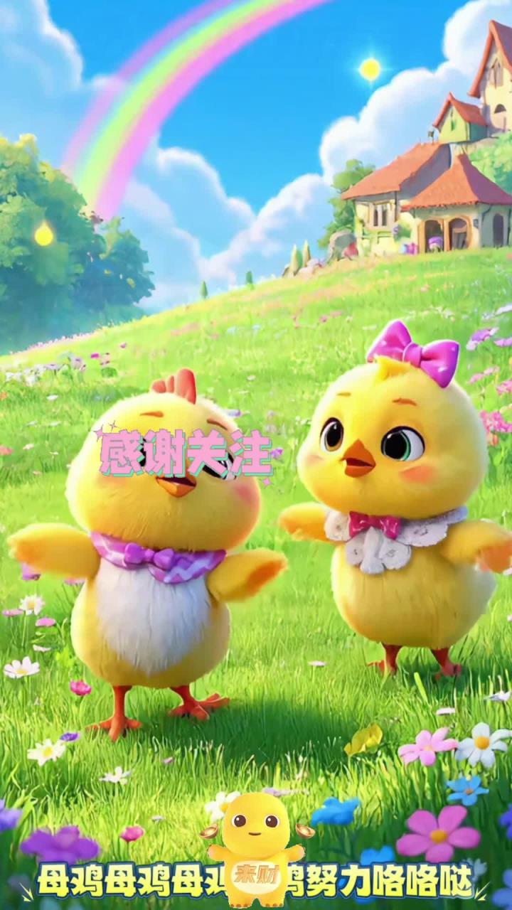 开课啦魔性歌曲小鸡小鸡咯咯哒快点和宝贝们一起学起来吧