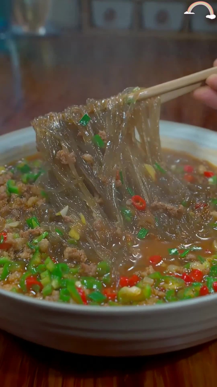 美味肉沫粉丝汤的简单做法,家庭必备食谱