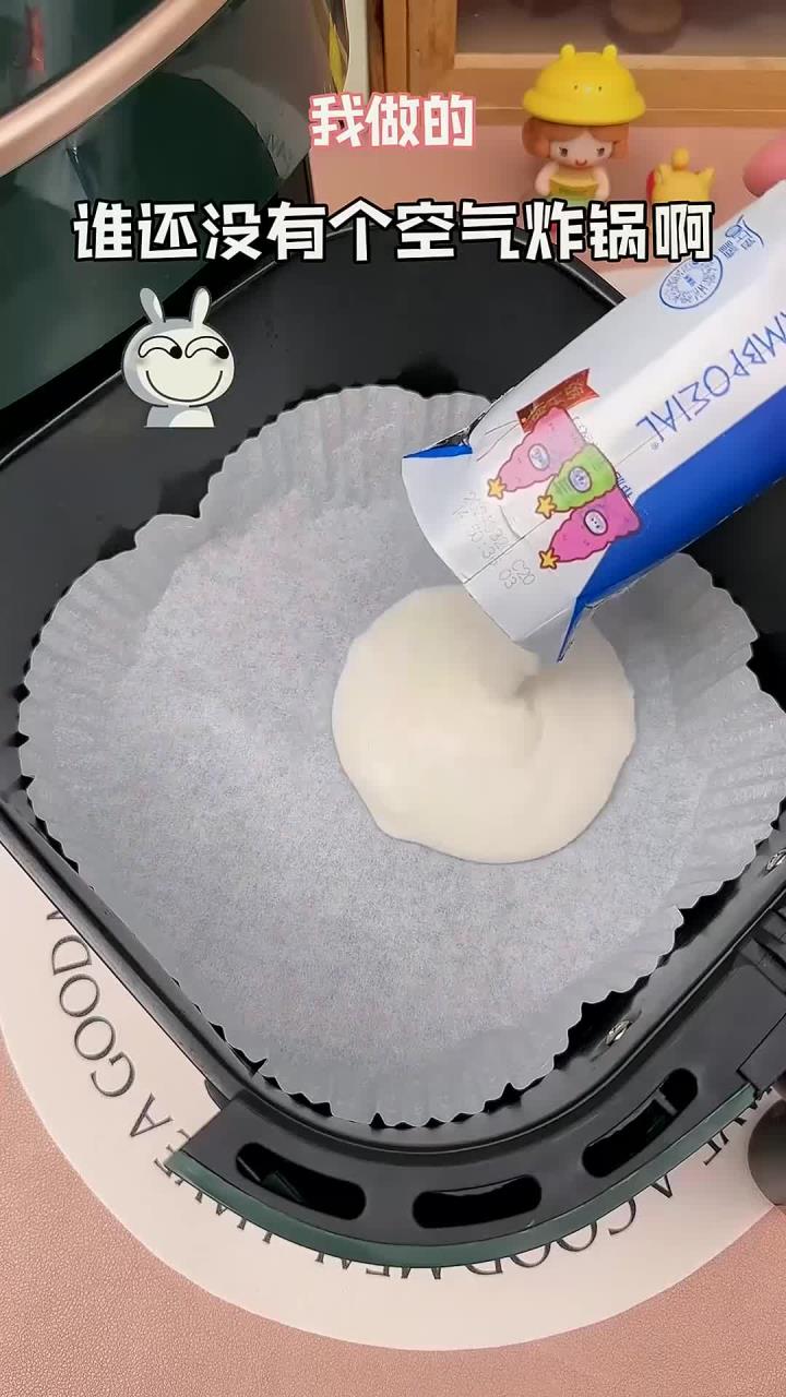 空气炸锅就能做酸奶蛋糕?真的简单又好吃!