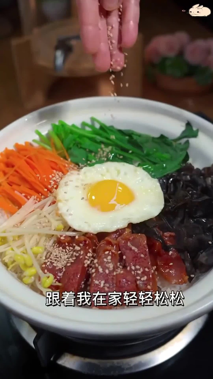 有手就能做的石锅拌饭,不仅味道好做法也简单,确定你不来一份!