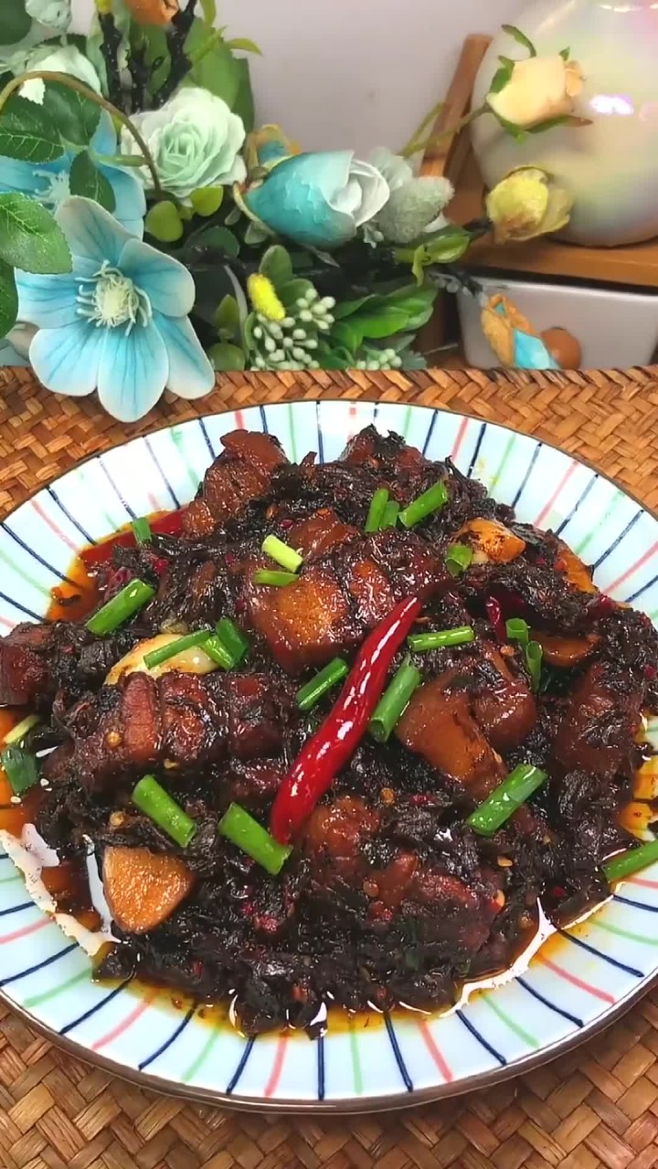 梅干菜焖肉这样做真太下饭了,做法特别简单又入味,赶快安排起来