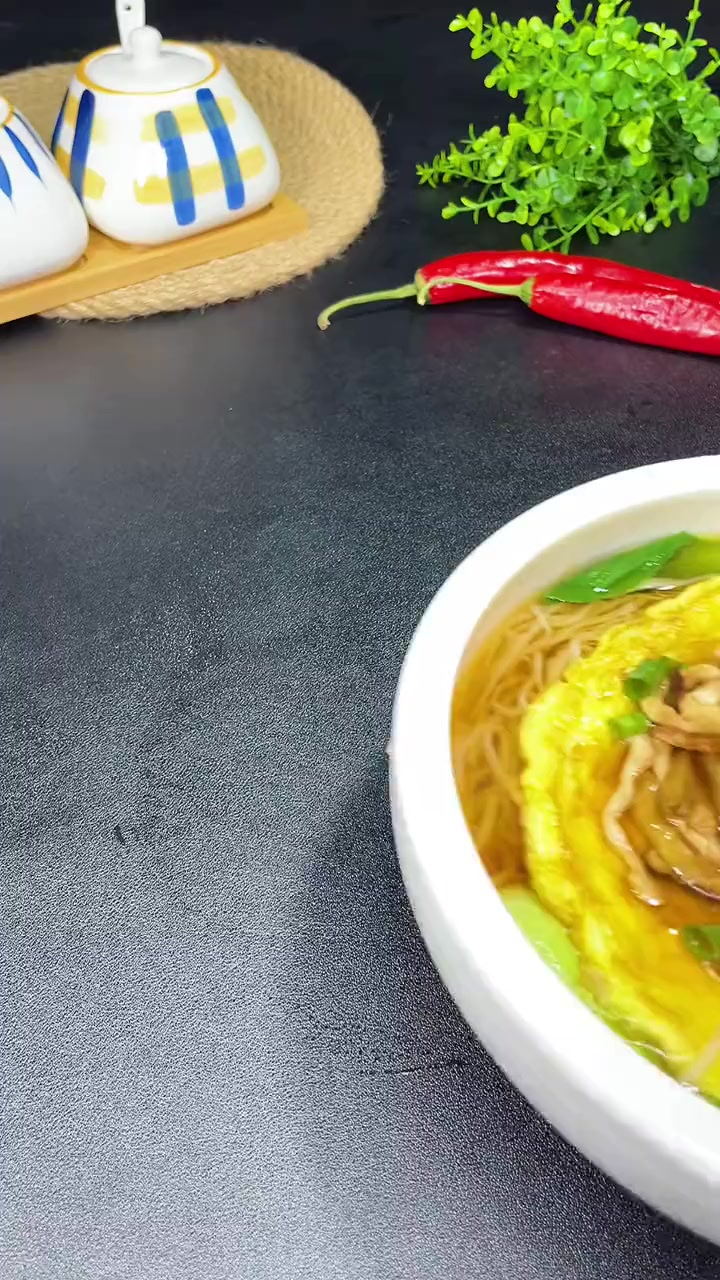 温州纱面汤，家里来客必上的一道点心