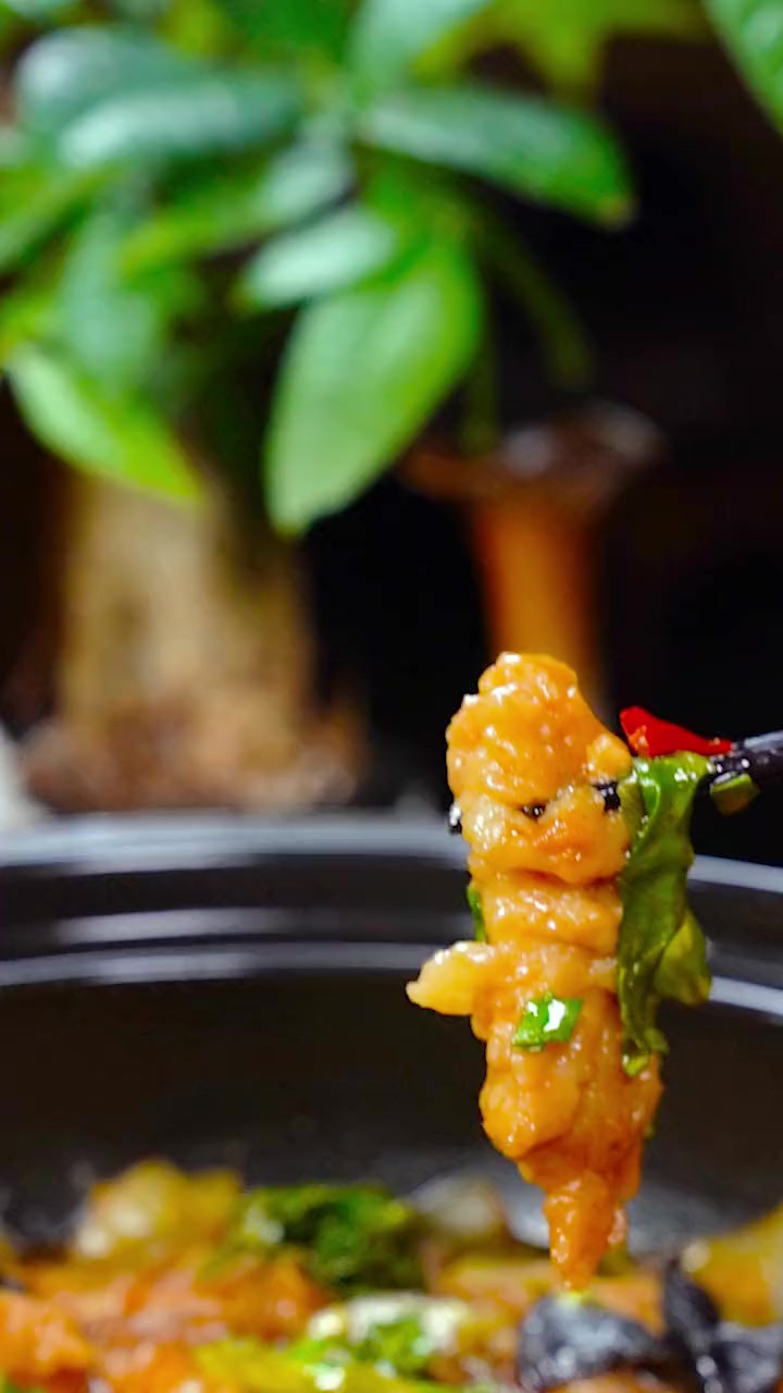 好吃的家常菜烩松肉，三十秒今天教会您！学会的朋友关注收藏哦！