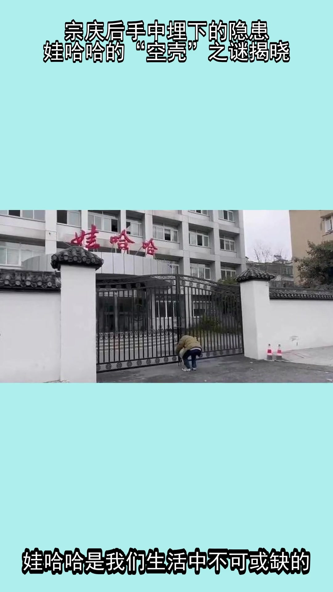 宗庆后手中埋下的隐患,娃哈哈的“空壳”之谜揭晓