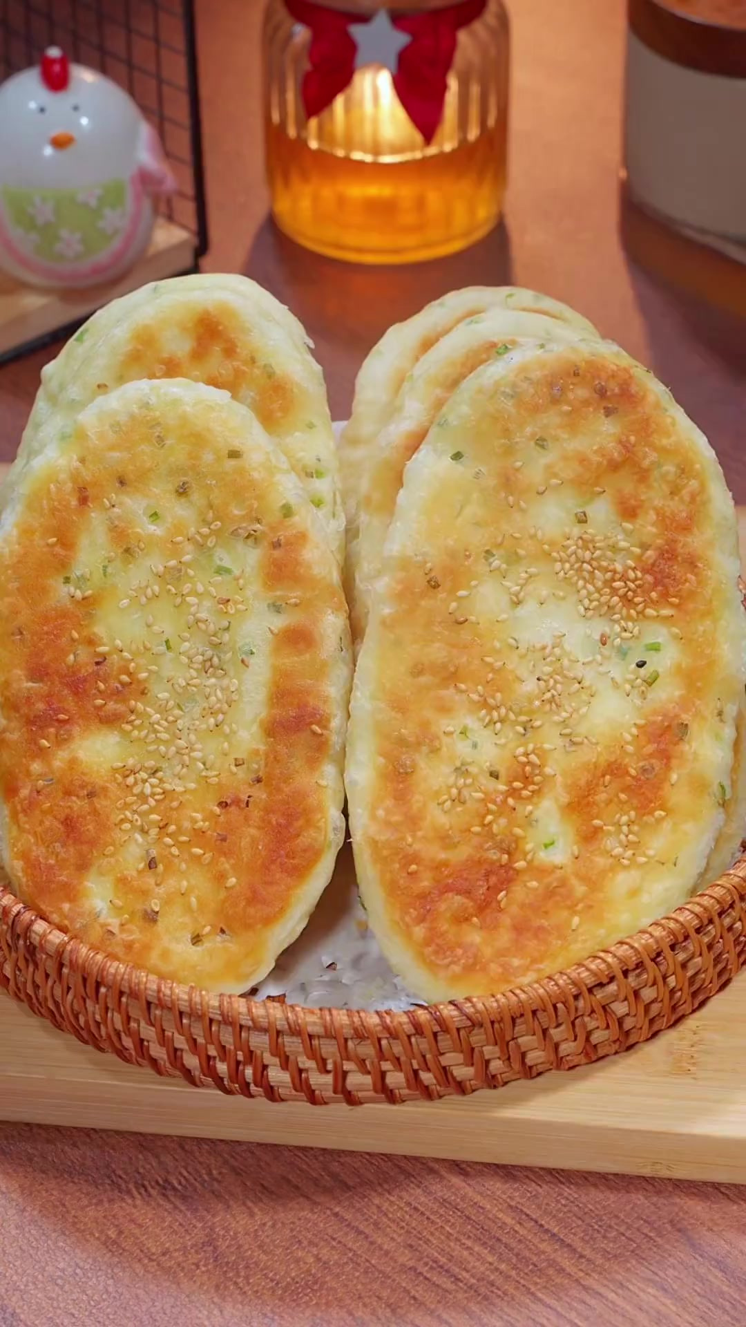 葱香烧饼 面食 美食