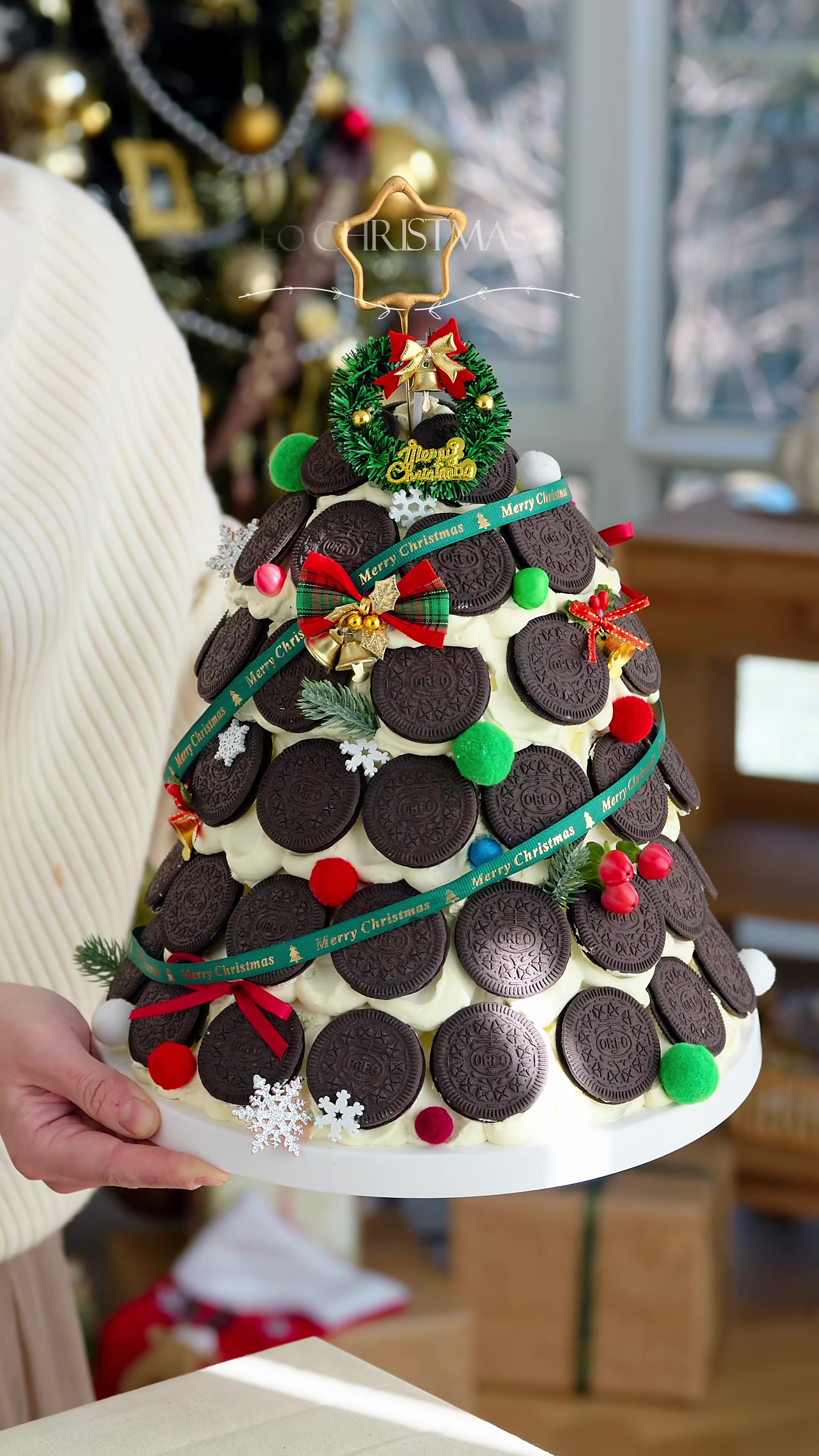 公主,您要的圣诞树蛋糕虽迟但到