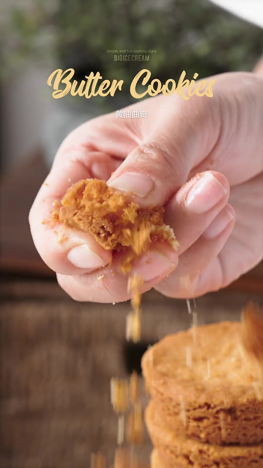 黄油曲奇｜只有片！就这？自己做不香吗？种材料，轻松get！