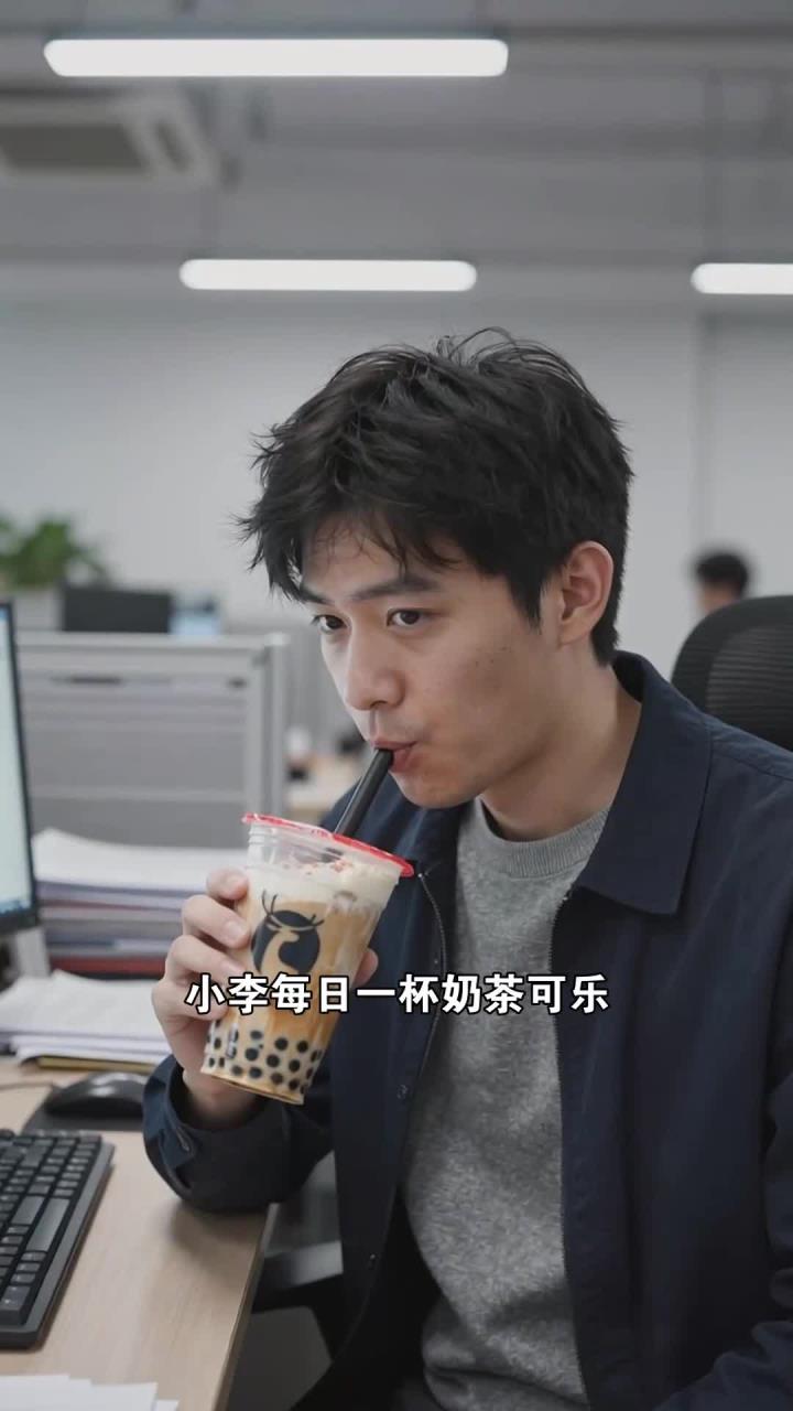少吃高糖饮料,可乐果汁奶茶,控制糖分1