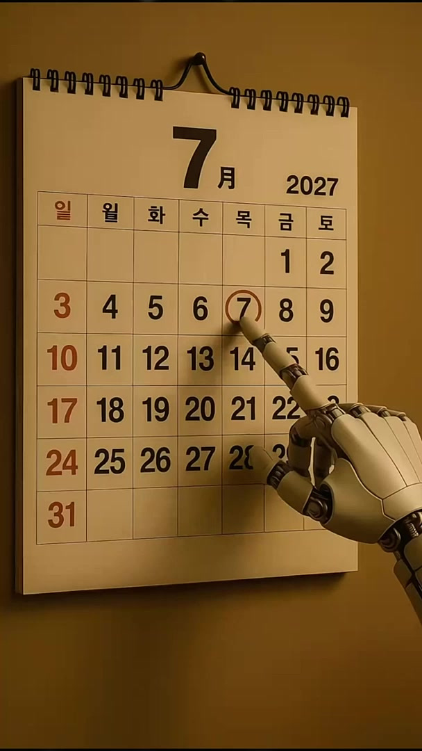 美女机器人制作生日蛋糕