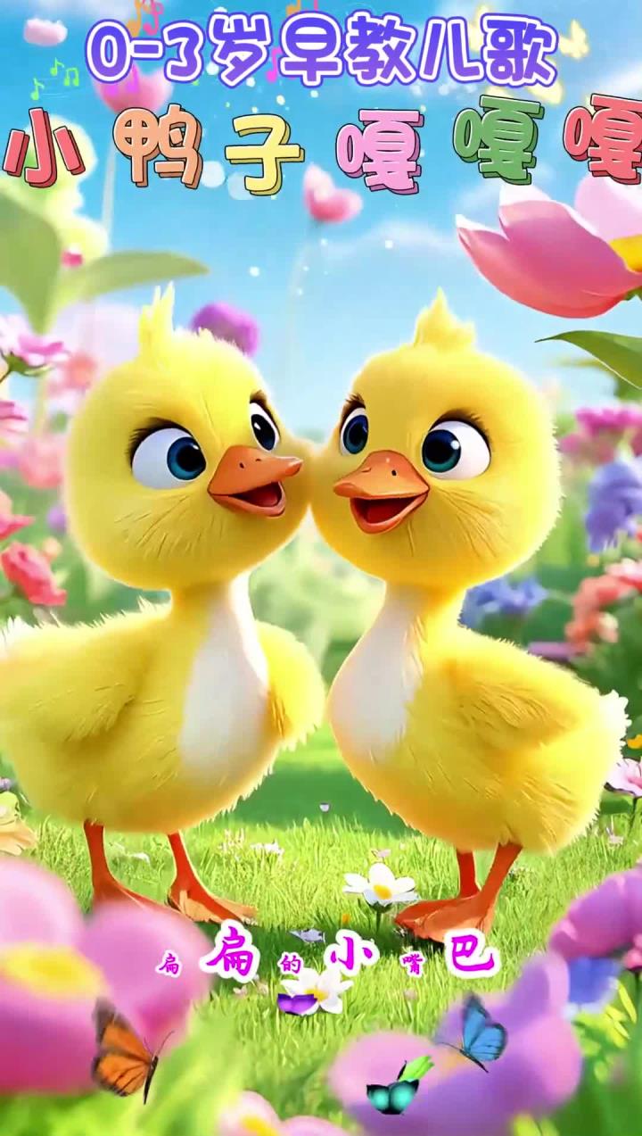 《小鸭子嘎嘎嘎》贝乐虎儿歌 宝宝巴士儿歌 (1)