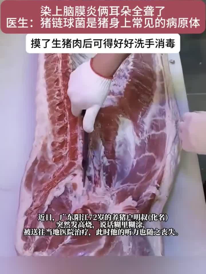 72岁猪农接触生肉染病,不幸双耳失聪