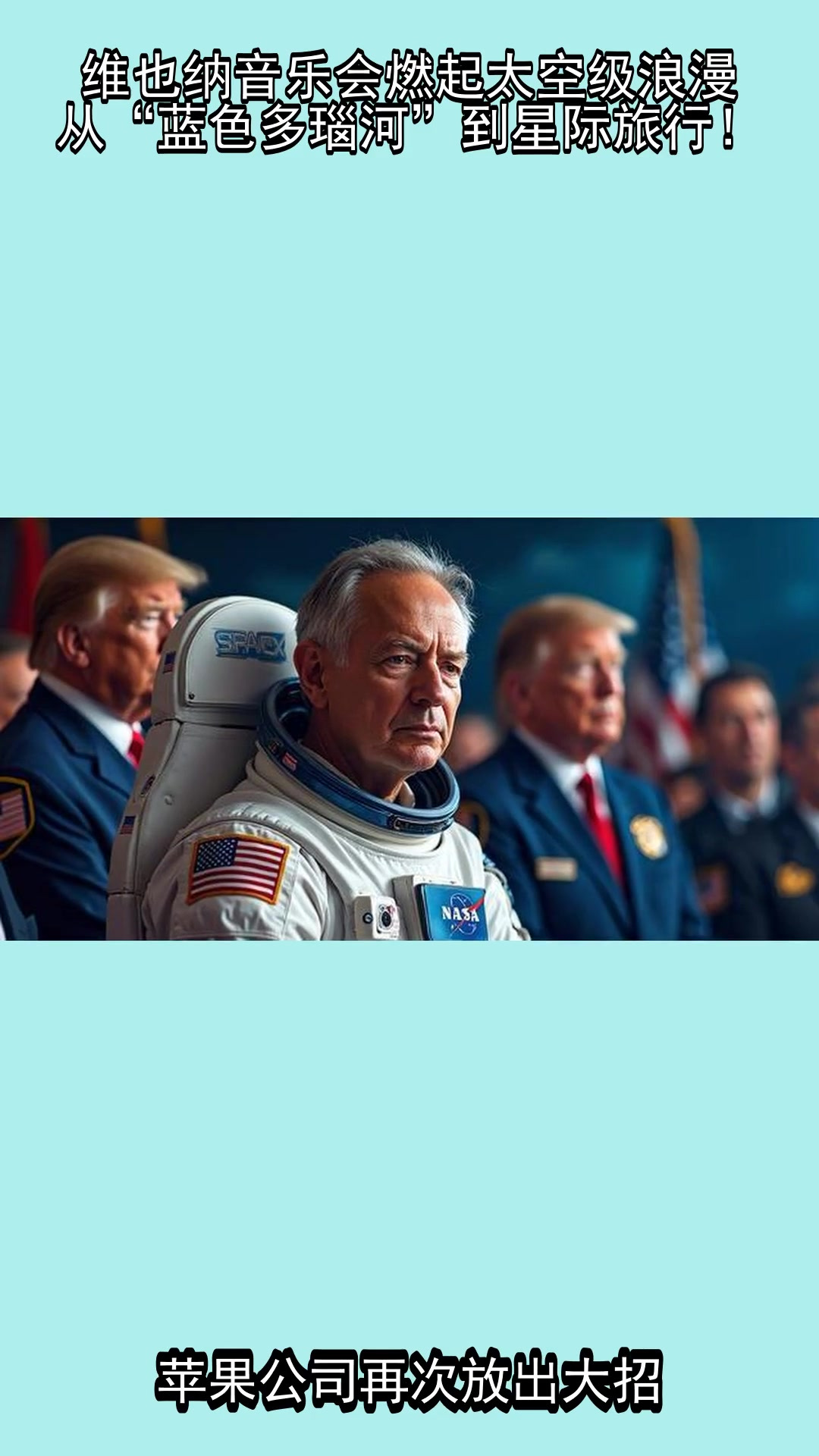 维也纳音乐会燃起太空级浪漫,从“蓝色多瑙河”到星际旅行!