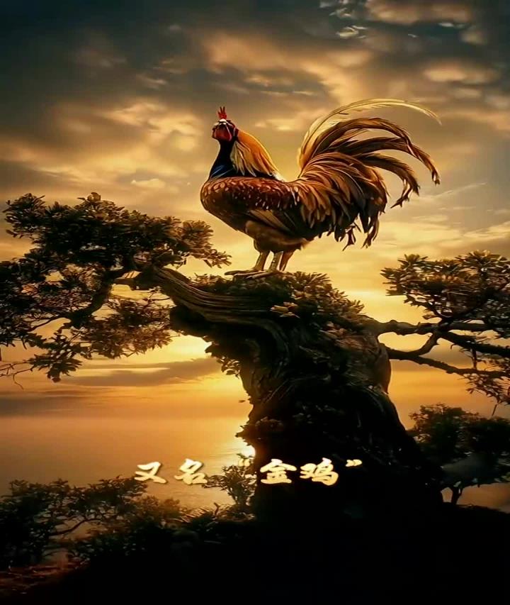 金鸡带来好运,守护平安吉祥