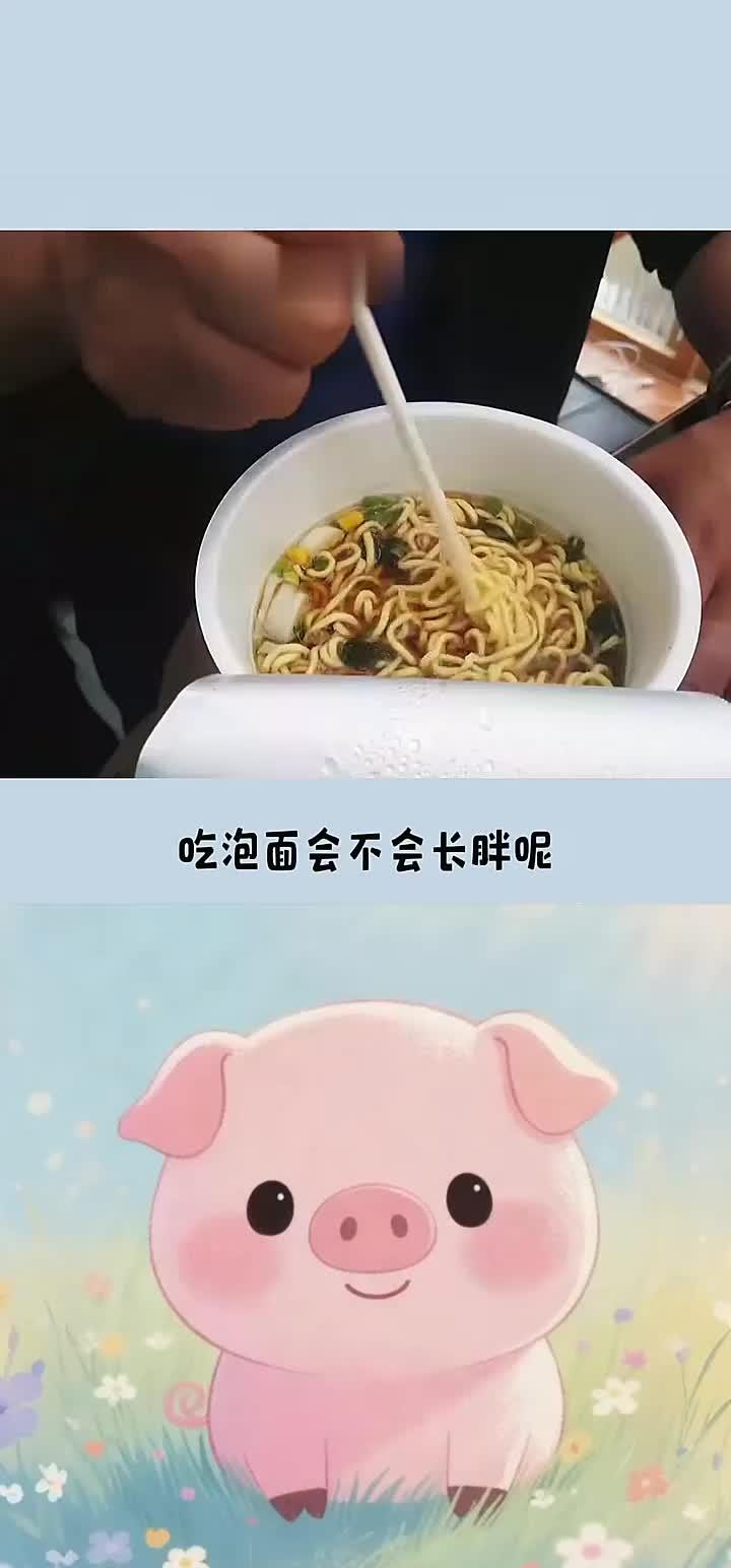 每天分享一个冷知识:吃泡面会不会长胖呢!