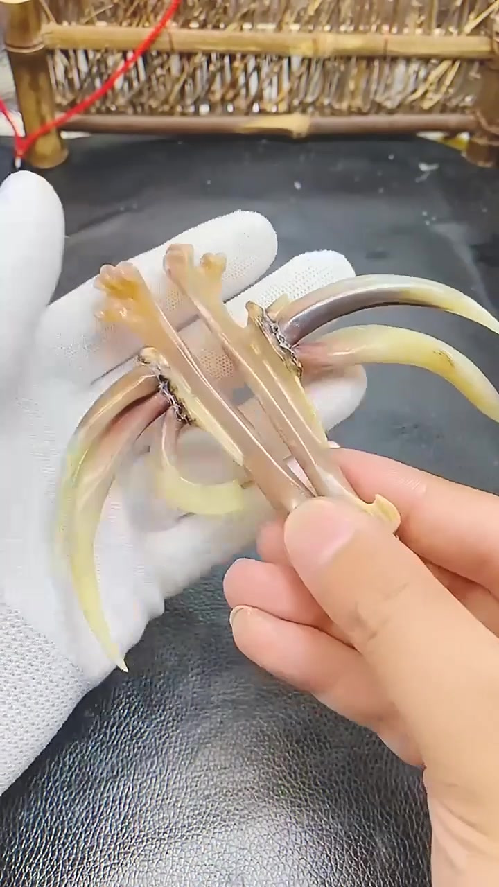 凤爪盘玉柱,文玩鸡爪骨,30个达布溜 (1)